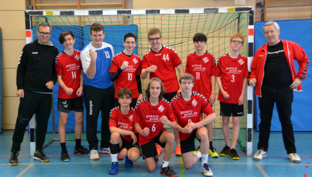 Der Meistertitel geht an die mC-Jgd. Handballer des TSV 1904 Feucht