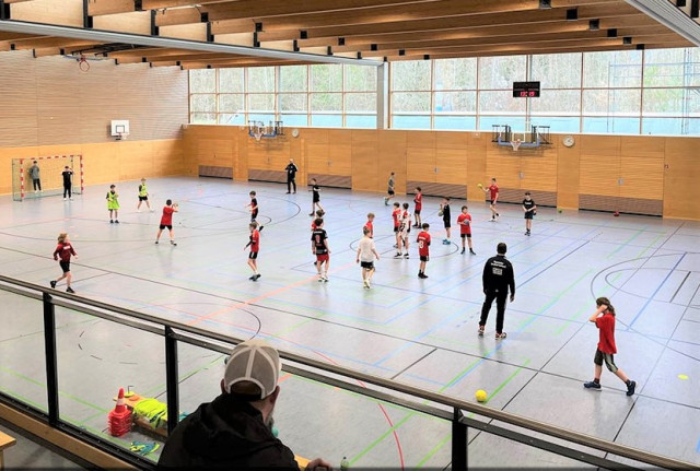 Die Talentsichtung - Ostbayern gastierte in der Zeidlersporthalle in Feucht