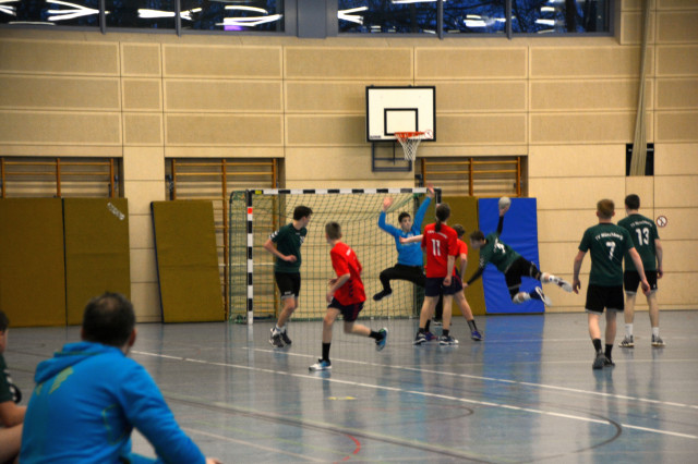Die männliche Handball C-Jugend gewinnt zuhause gegen den favorisierten Tabellenzweiten