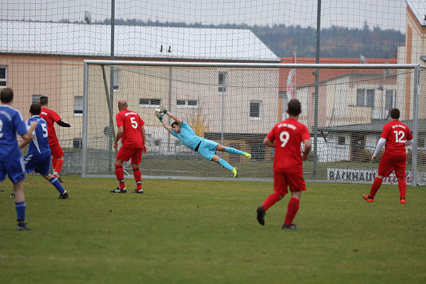 Das 0:1 für den SV Unterferrieden.