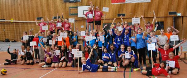 Jüngste TSVlerinnen spielen Nordbayerische mit Höhen und Tiefen