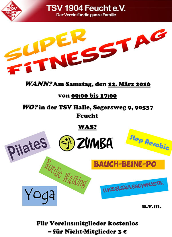 Super Fitnesstag der Gymnastikabteilung am 12. März