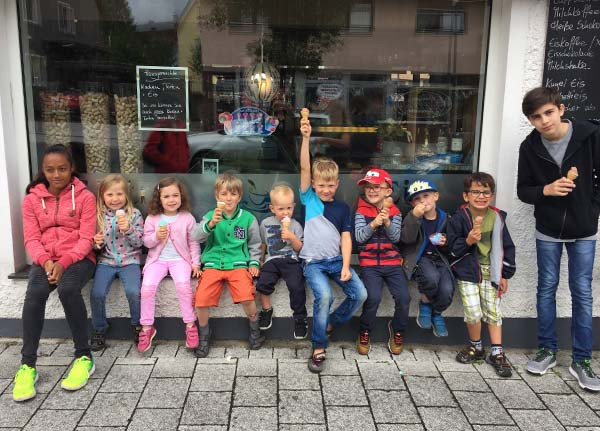 Die Ballspielgruppe verabschiedet sich in die Sommerferien