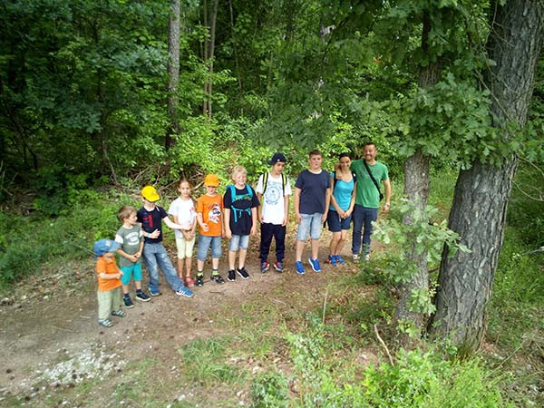 Judoka auf Schnipseljagd im Lorenzer Reichswald
