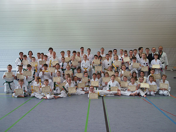 Eine wahre Mammutprüfung in Richtung Taekwondo Schwarzgurt