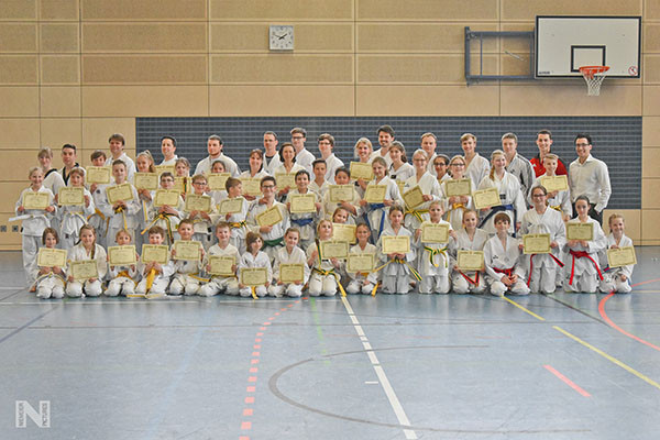 Hohes Niveau bei der 1. Taekwondo Gürtelprüfung in diesem Jahr