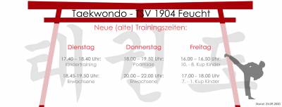 Zeiten ab 23.09.2020