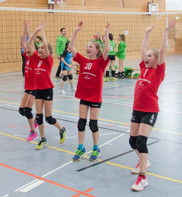Mädels des TSV Feucht und des TV Altdorf haben die Bayerische gebucht
